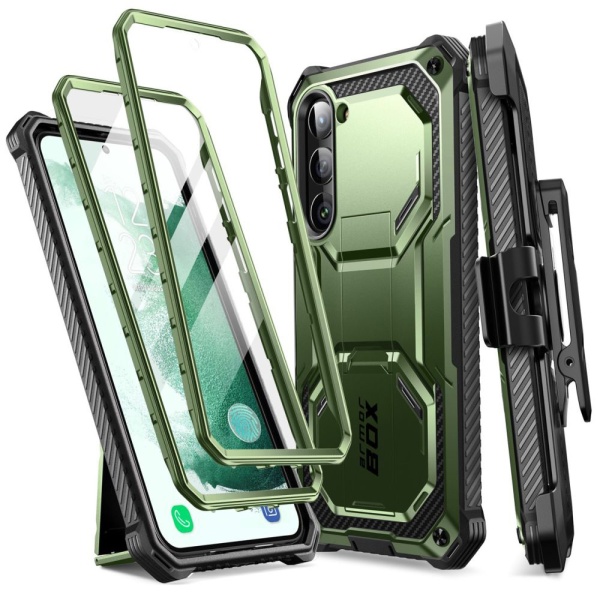 [Pachet 360°] Husa + folie Samsung Galaxy S23 Plus I-Blason Armorbox, Green