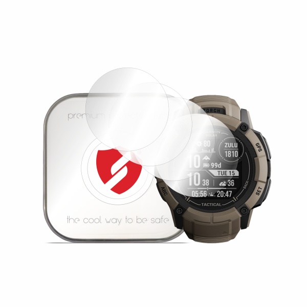 [Pachet 4x] Folie regenerabila premium Garmin Instinct 2X Solar Smart Protection Classic - Transparent