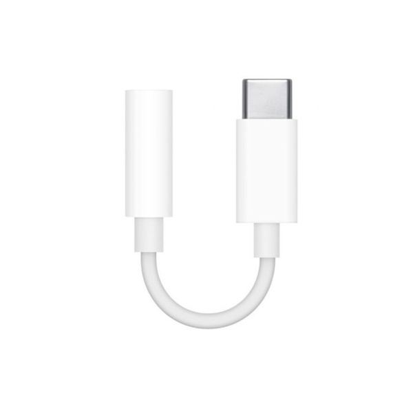 Adaptor audio Type-C la Jack 3.5mm Apple MU7E2ZM/A -Alb