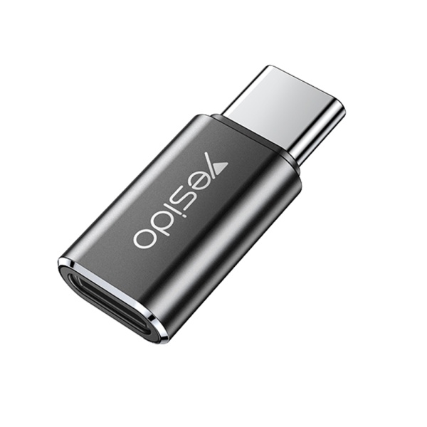 Adaptor OTG Type-C la Lightning Yesido GS22, 480Mbps - Gri