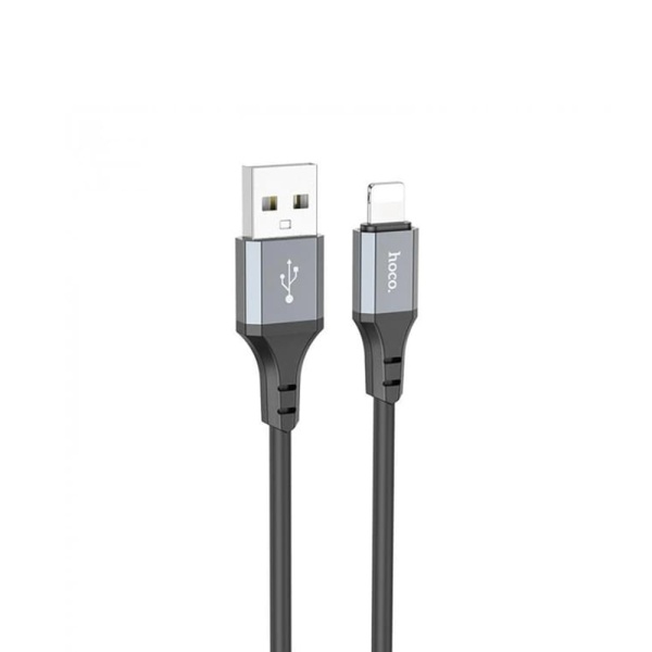 Cablu de date USB la Lightning, 2.4A, 3m Hoco X92, Negru