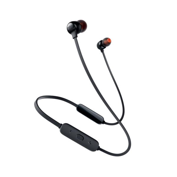 Casti JBL Bluetooth (Tune 115BT) - Bluetooth 4.2, in-ear, bas pur, conexiune în mai multe puncte, cu microfon - Negru