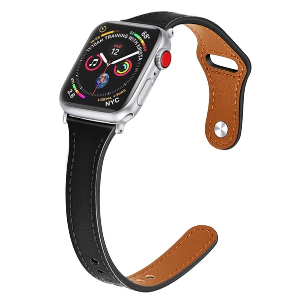 Curea Dama Techsuit W033 - Apple Watch 1/2/3/4/5/6/7/8/9/10/SE/SE 2 (38/40/41/42mm) - Negru