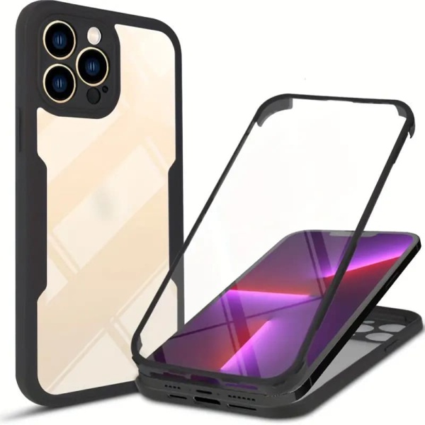 Husa 360° iPhone 13 Pro Max Techsuit ColorVerse - Negru