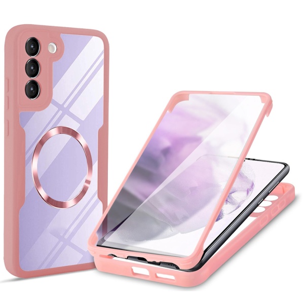 Husa 360° Samsung Galaxy S23 Techsuit ColorVerse - Roz