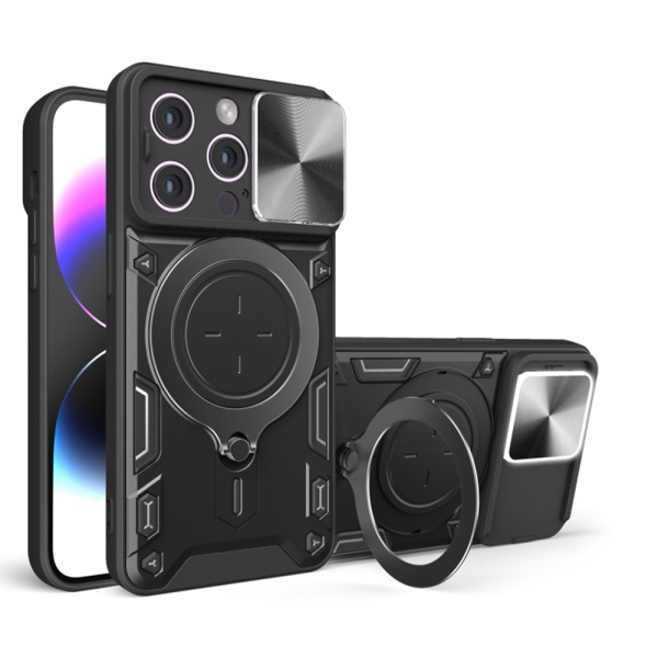 Husa iPhone 15 Pro Max Techsuit CamGuard Pro - Negru