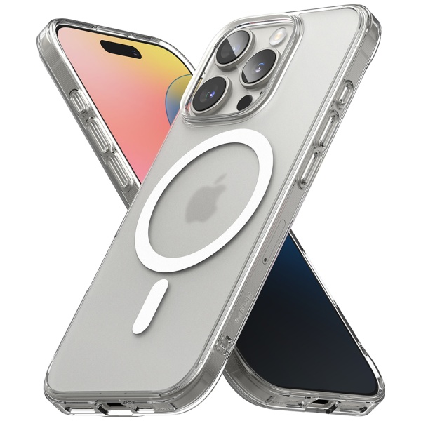 Husa iPhone 16 Pro Ringke Fusion MagSafe - Matte Clear