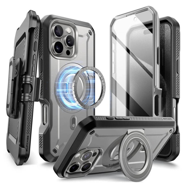 Husa iPhone 16 Pro Supcase Unicorn Beetle Pro MagSafe - Gri