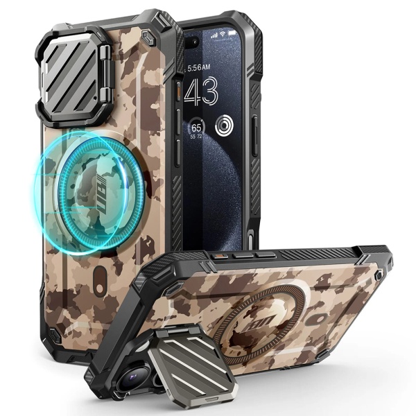 Husa pentru iPhone 16 Pro Max - Supcase Unicorn Beetle XT MagSafe - Splatter Camo