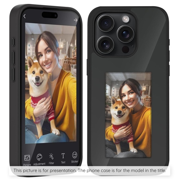 Husa pentru iPhone 16 Pro - Techsuit SmartScreen NFC - Negru