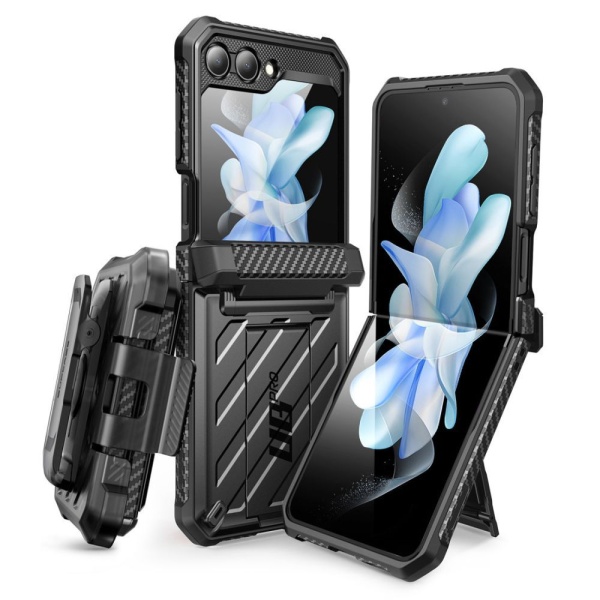 Husa Samsung Galaxy Z Flip5 Supcase Unicorn Beetle Pro - Negru