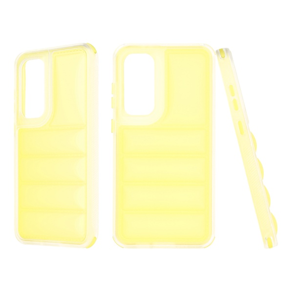 Husa Techsuit Samsung Galaxy S24 FE, Wave Shield - Galben