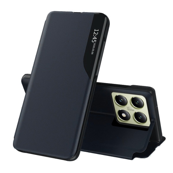 Husa Xiaomi 14T Eco Leather View flip tip carte - Albastru