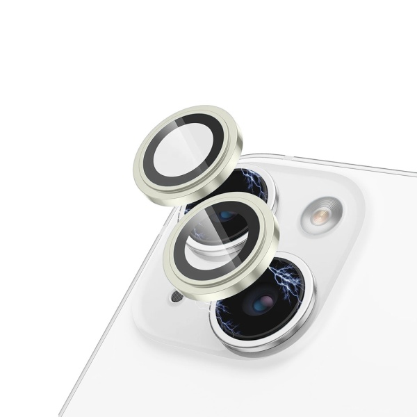 Protectie Camera Iphone 15 Plus, Galben