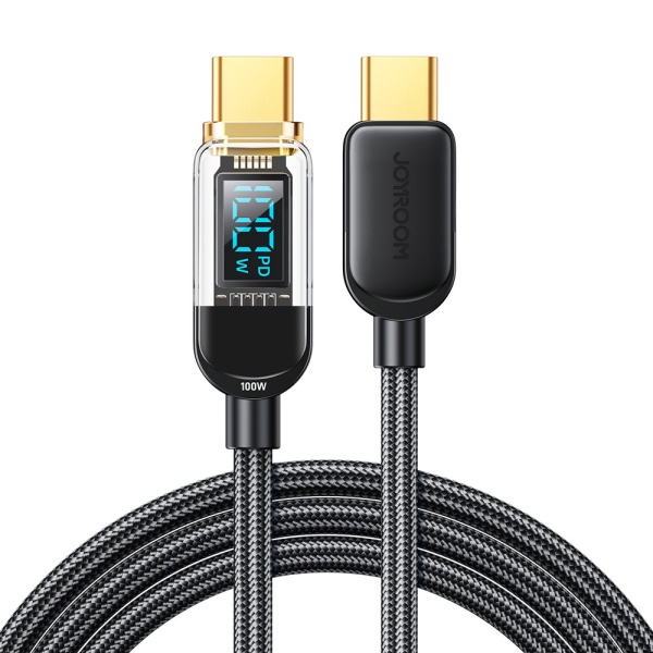 Cablu date tip C Fast Charge JoyRoom, 100W, 1.2m, S-CC100A4 - Negru