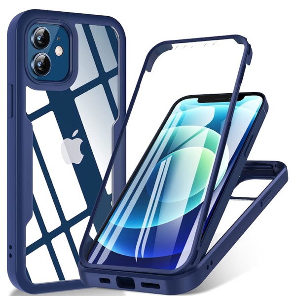 Husa 360° iPhone 12 Techsuit ColorVerse - Albastru