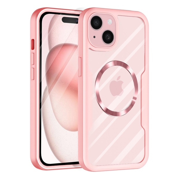Husa 360° iPhone 15 Plus Techsuit ColorVerse - Roz