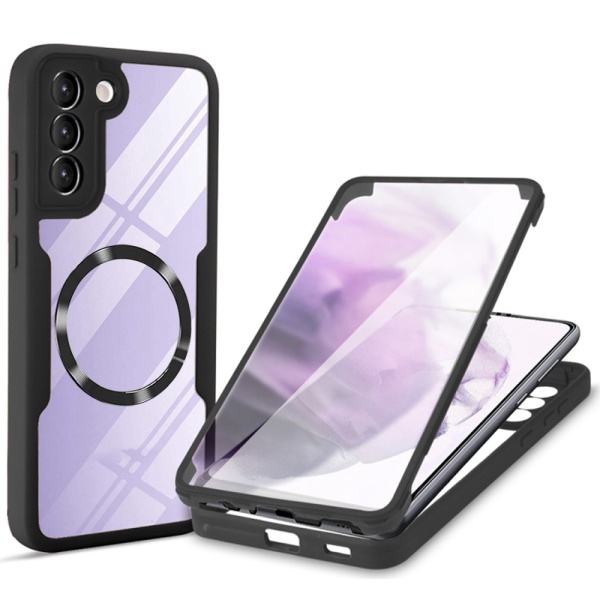 Husa 360° Samsung Galaxy S21 FE 5G Techsuit ColorVerse - Negru