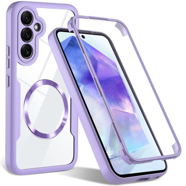Husa 360° Samsung Galaxy S23 FE Techsuit ColorVerse MagSafe - Violet