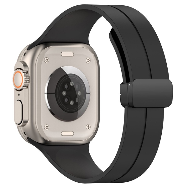 Husa Apple Watch 1/2/3/4/5/6/7/8/9/10/SE/SE 2 (38/40/41/42mm) Techsuit W011 - Negru
