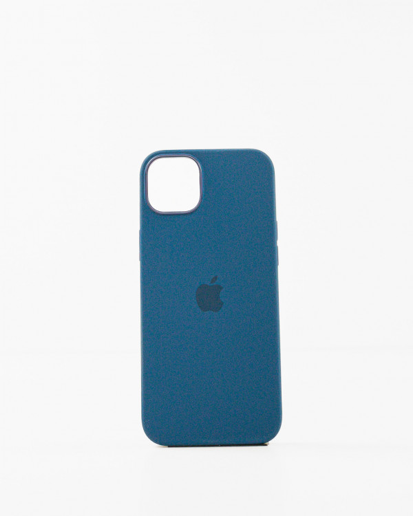 Husa Iphone 14 Plus din silicon Albastra MagSafe