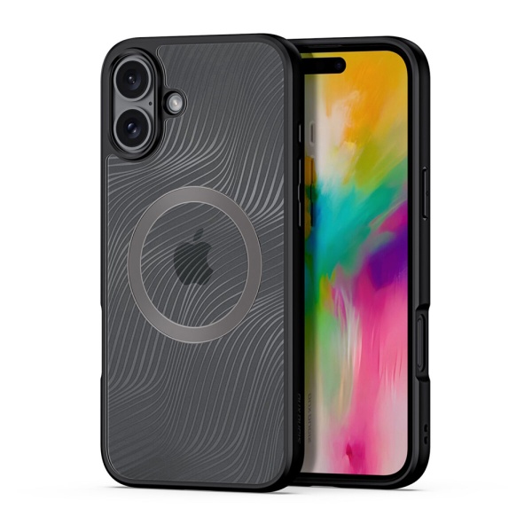Husa iPhone 16 Dux Ducis Aimo MagSafe Series - Negru