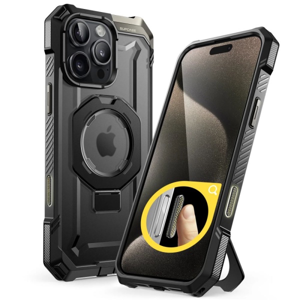 Husa iPhone 16 Pro Max Supcase Unicorn Beetle Defender - Negru