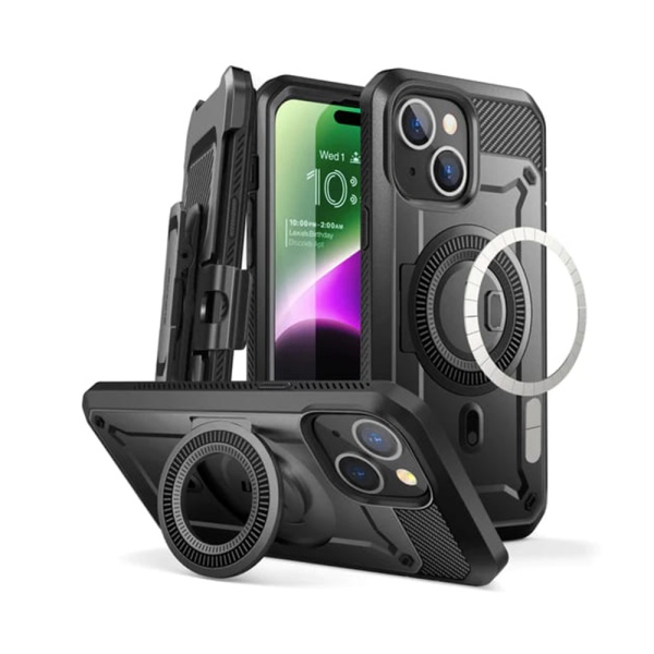 Husa iPhone 16 Pro Max Supcase Unicorn Beetle Pro MagSafe - Negru