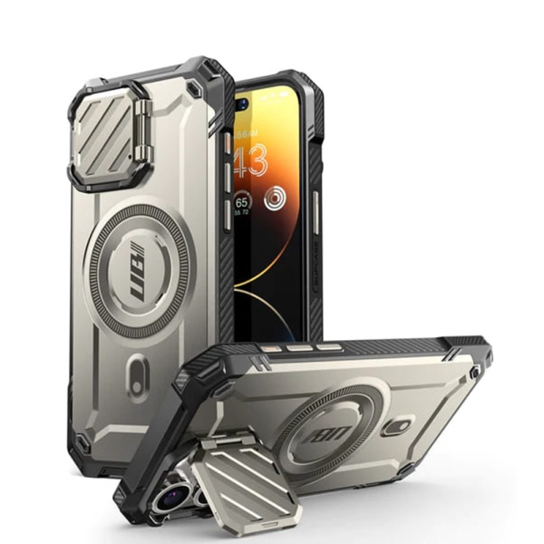 Husa iPhone 16 Pro Supcase Unicorn Beetle XT MagSafe - Gri Titan