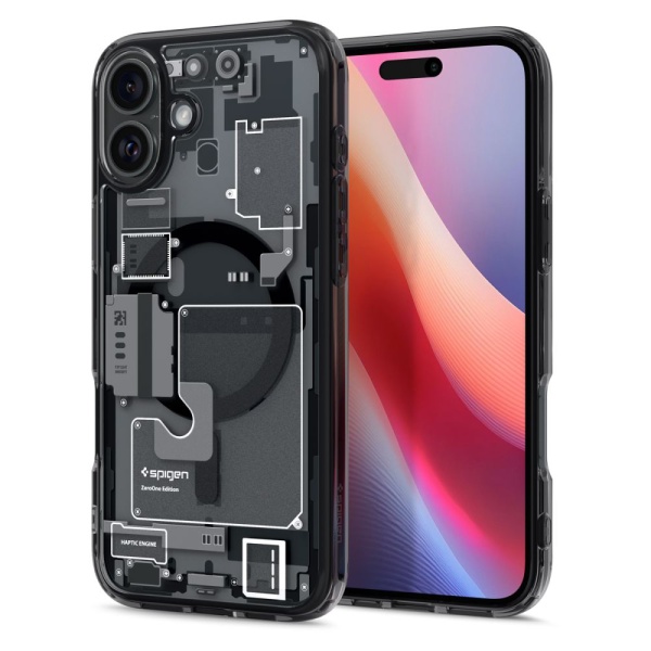 Husa iPhone 16 Spigen Ultra Hybrid Zero One MagSafe - Negru
