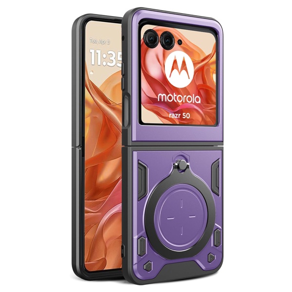Husa Motorola Razr 50 Techsuit CamGuard Pro - Mov