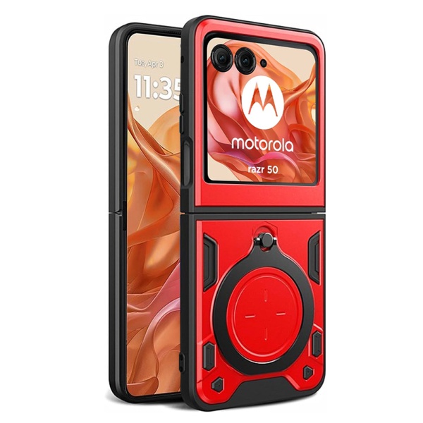 Husa Motorola Razr 50 Techsuit CamGuard Pro - Rosu