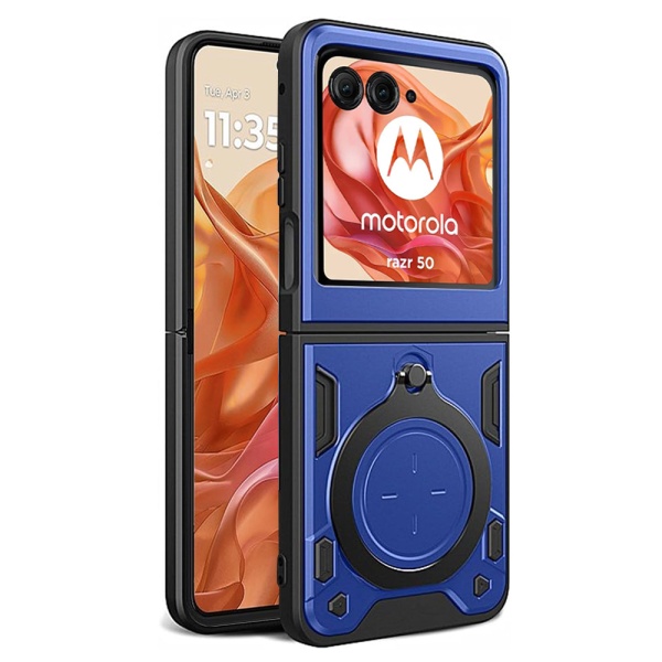 Husa Motorola Razr 50 Ultra Techsuit CamGuard Pro - Albastru