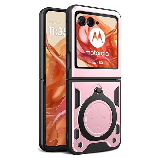 Husa Motorola Razr 50 Ultra Techsuit CamGuard Pro - Roz