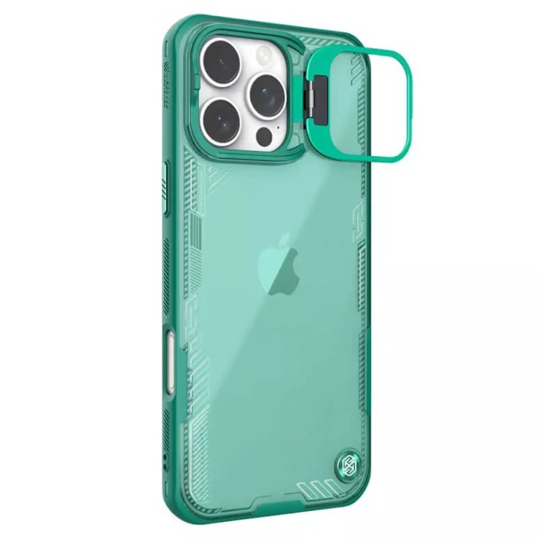 Husa pentru iPhone 16 Pro - Nillkin Iceblade Prop (without Camera Cutout) - Green