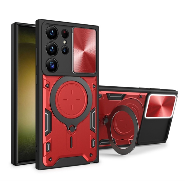 Husa Samsung Galaxy S24 Ultra Techsuit CamGuard Pro - Rosu