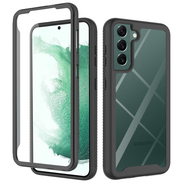 Pachet 360° Husa + folie Samsung Galaxy S22 Plus 5G Techsuit Defense - Negru