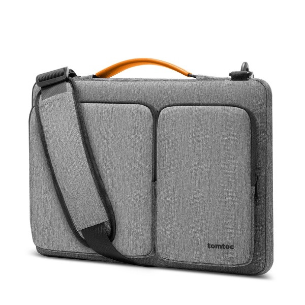 Servieta, geanta laptop 15.6" business Tomtoc, A42E1G3 - Gri