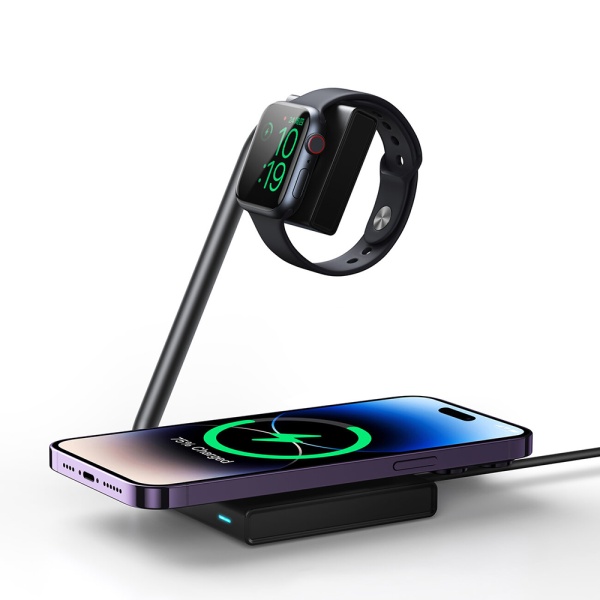 Statie incarcare wireless pentru iPhone, Apple Watch, AirPods Pro JoyRoom, 15W, JR-WQN05