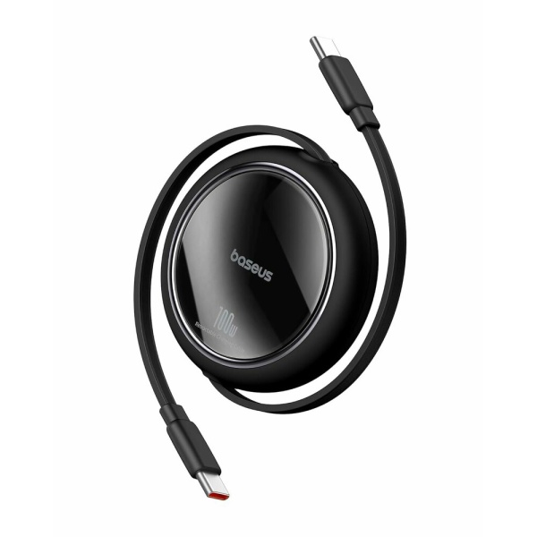 Cablu de date Super Fast Charging PD100W Baseus Free2Draw Mini -Negru
