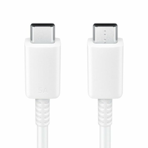 Cablu de date Type-C PD100W Samsung, 5A, bulk, EP-DN975BWEGWW -Alb