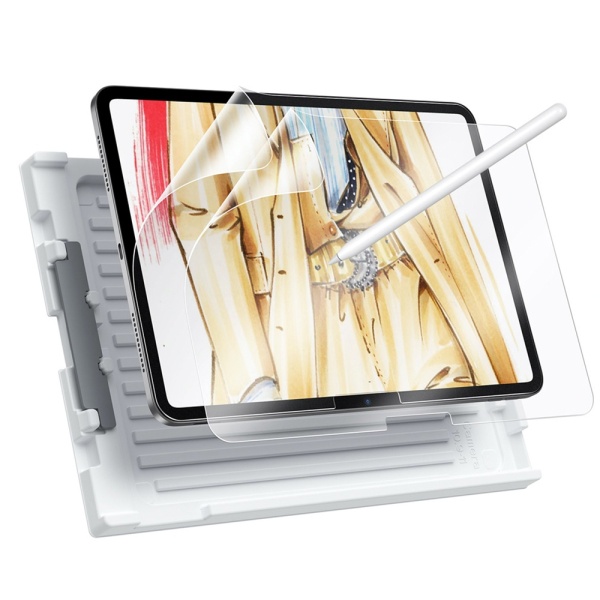 Folie pentru iPad Pro 13 (2024) (set 2) - ESR Paper-Feel - Matte Clear