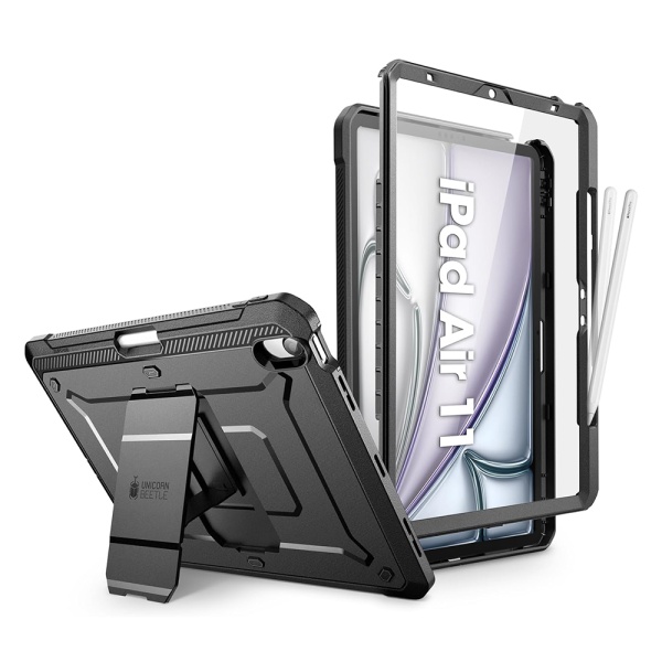 Husa iPad Air 11 (2024) Supcase Unicorn Beetle Pro, Negru