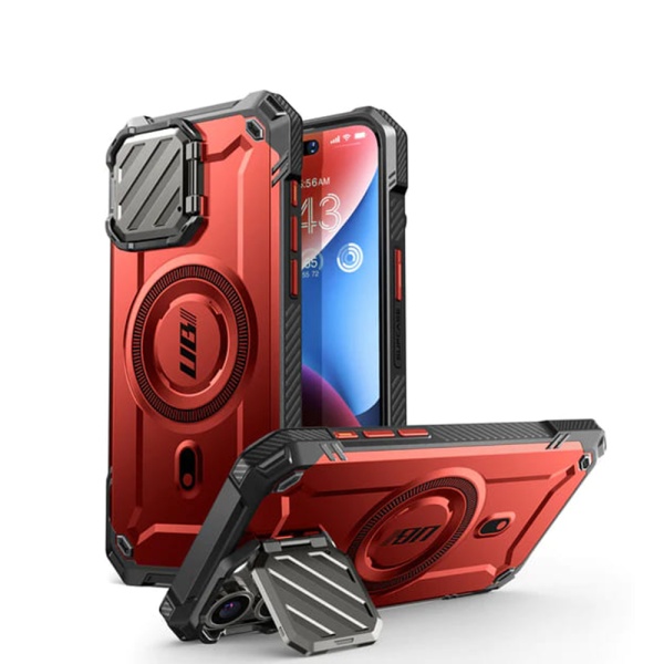 Husa iPhone 16 Pro Supcase Unicorn Beetle XT MagSafe - Rosu