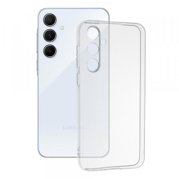 Husa Samsung Galaxy A55 5G Techsuit Clear Silicone, Transparenta