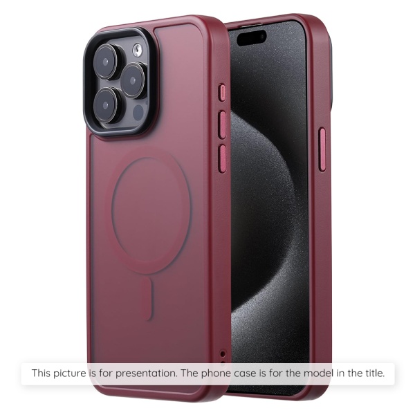 Husa Samsung Galaxy S23 Techsuit HaloFrost MagSafe Series, Red