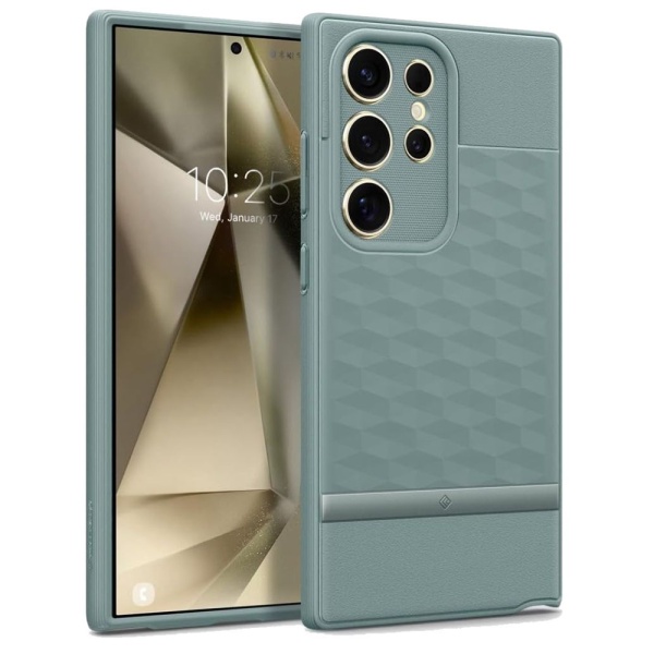 Husa Samsung Galaxy S24 Ultra Spigen Caseology Parallax - Verde