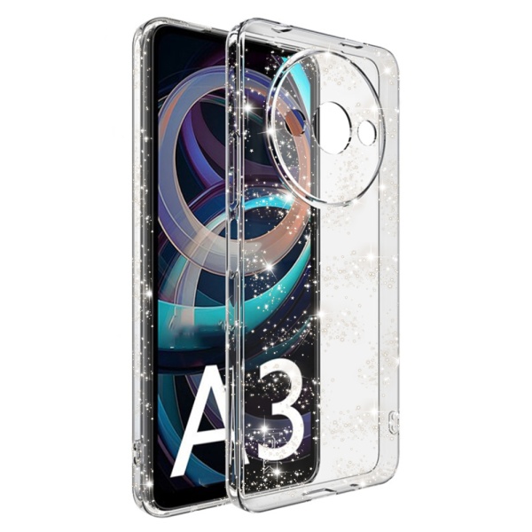 Husa sclipici Xiaomi Redmi A3 Techsuit SparkleSkin - Transparent