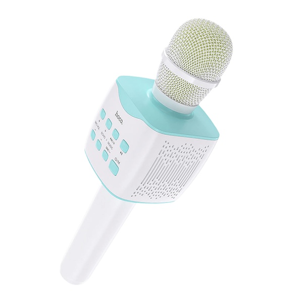 Microfon portabil wireless karaoke Hoco BK5, 5W - Albastru