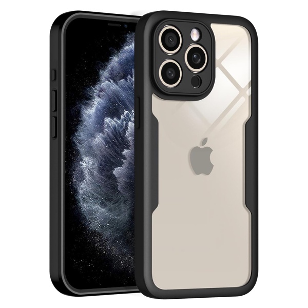 [Pachet 360°] Husa + folie iPhone 11 Pro Max Techsuit ColorVerse, Black